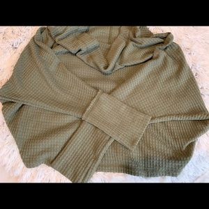 Fashion Nova Oversized Off The Shoulder Top
